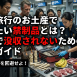 海外旅行のお土産で避けたい禁制品とは？税関で没収されないための完全ガイド