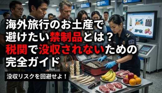 海外旅行のお土産で避けたい禁制品とは？税関で没収されないための完全ガイド