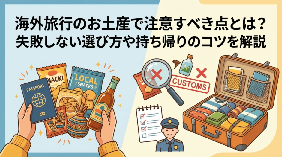 海外旅行のお土産で注意すべき点とは？失敗しない選び方や持ち帰りのコツを解説