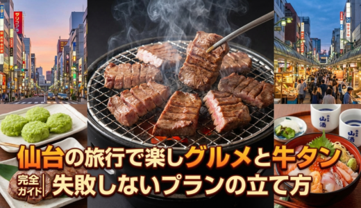 仙台の旅行で楽しむグルメと牛タン完全ガイド｜失敗しないプランの立て方