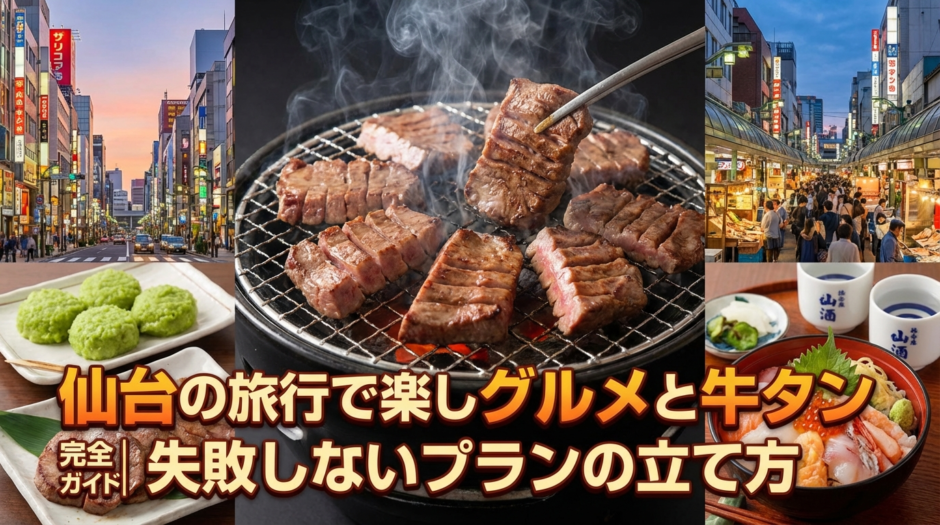 仙台の旅行で楽しむグルメと牛タン完全ガイド｜失敗しないプランの立て方