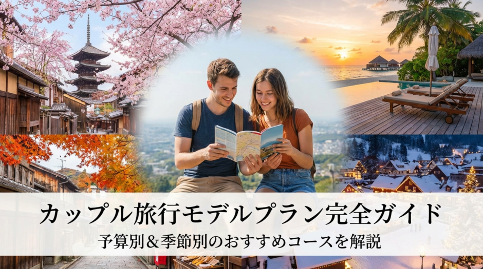 カップルで楽しむ旅行のモデルプラン完全ガイド｜予算別や季節別のおすすめコースを解説