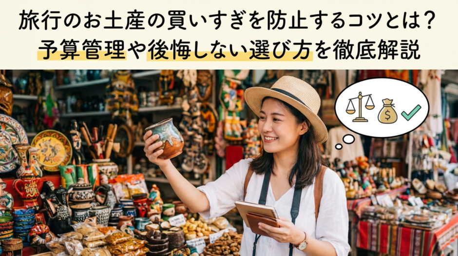 旅行のお土産の買いすぎを防止するコツとは？予算管理や後悔しない選び方を徹底解説