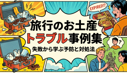 旅行のお土産で起きやすいトラブル事例集。失敗から学ぶ予防と対処法