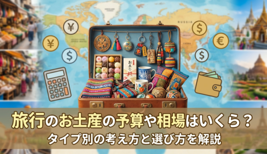 旅行のお土産の予算や相場はいくら？タイプ別の考え方と選び方を解説