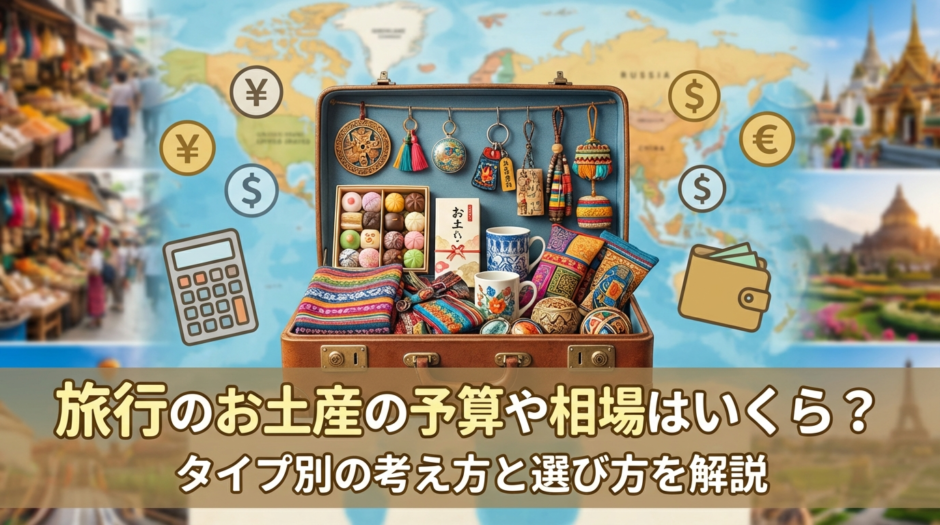旅行のお土産の予算や相場はいくら？タイプ別の考え方と選び方を解説