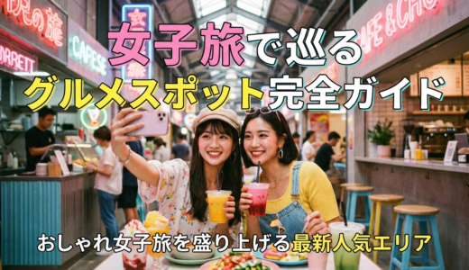女子旅で巡るグルメスポット完全ガイド｜おしゃれ女子旅を盛り上げる最新人気エリア