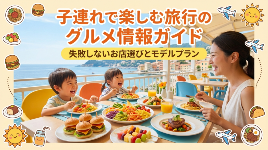 子連れで楽しむ旅行のグルメ情報ガイド｜失敗しないお店選びとモデルプラン
