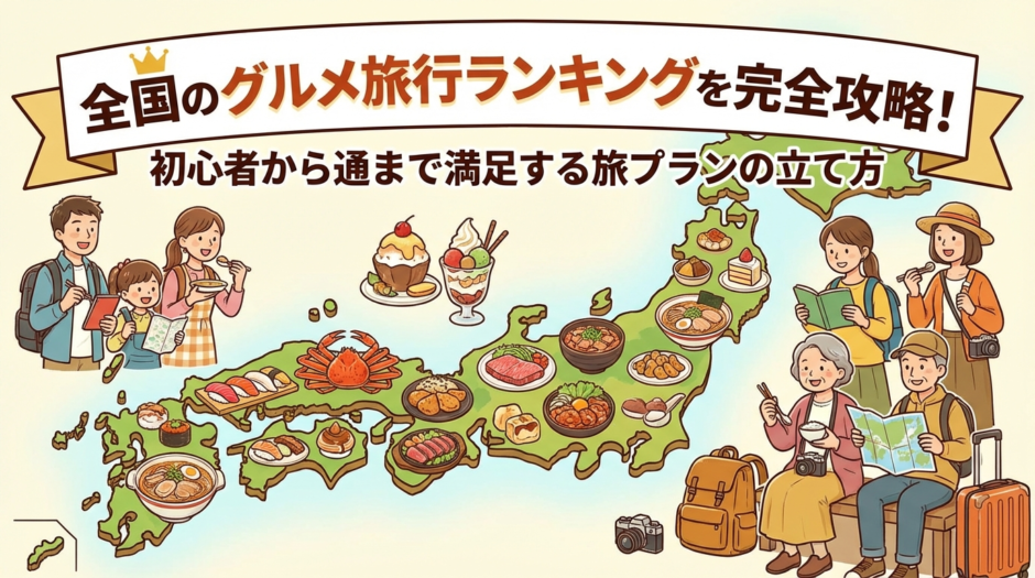 全国のグルメ旅行ランキングを完全攻略！初心者から通まで満足する旅プランの立て方