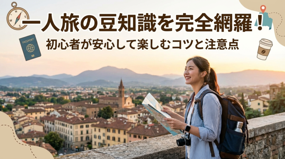 一人旅の豆知識を完全網羅！初心者が安心して楽しむコツと注意点