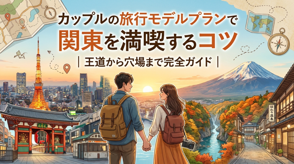 カップルの旅行モデルプランで関東を満喫するコツ｜王道から穴場まで完全ガイド