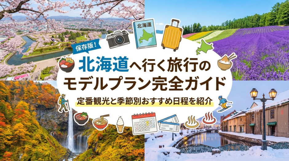 北海道へ行く旅行のモデルプラン完全ガイド｜定番観光と季節別おすすめ日程を紹介