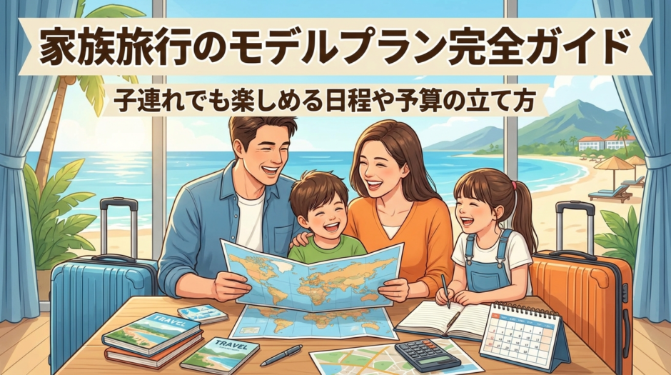 家族旅行のモデルプラン完全ガイド｜子連れでも楽しめる日程や予算の立て方