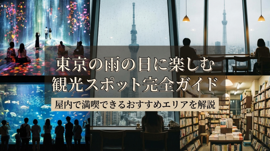 東京の雨の日に楽しむ観光スポット完全ガイド｜屋内で満喫できるおすすめエリアを解説
