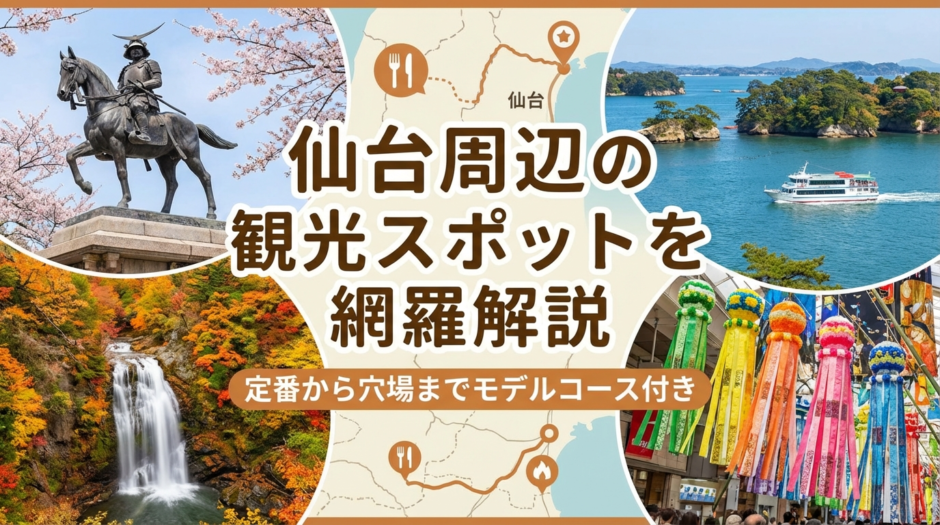 仙台周辺の観光スポットを網羅解説｜定番から穴場までモデルコース付き