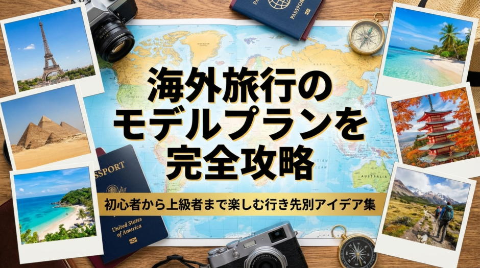 海外旅行のモデルプランを完全攻略｜初心者から上級者まで楽しむ行き先別アイデア集