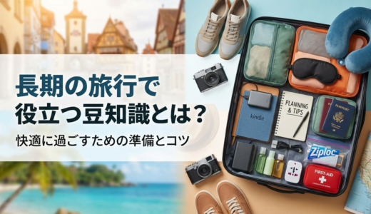 長期の旅行で役立つ豆知識とは？快適に過ごすための準備とコツ