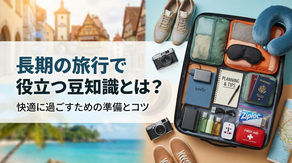 長期の旅行で役立つ豆知識とは？快適に過ごすための準備とコツ