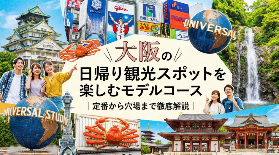 大阪の日帰り観光スポットを楽しむモデルコース｜定番から穴場まで徹底解説
