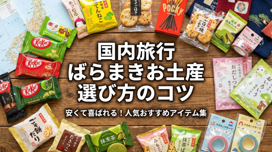 国内の旅行でお土産をばらまき用に選ぶコツは？安くて喜ばれる人気おすすめアイテム