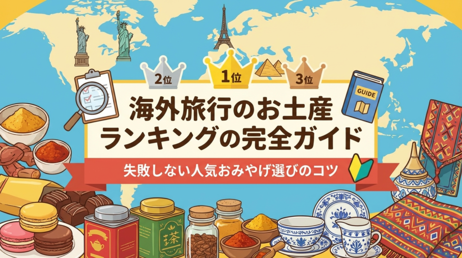 海外旅行のお土産ランキングの完全ガイド｜失敗しない人気おみやげ選びのコツ