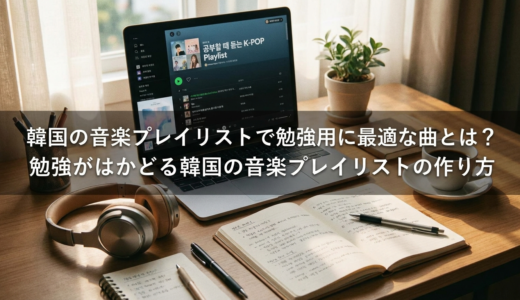 韓国の音楽プレイリストで勉強用に最適な曲とは？勉強がはかどる韓国の音楽プレイリストの作り方