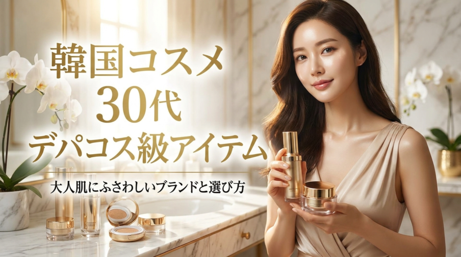 韓国コスメで30代が選ぶデパコス級アイテムとは？大人肌にふさわしいブランドと選び方