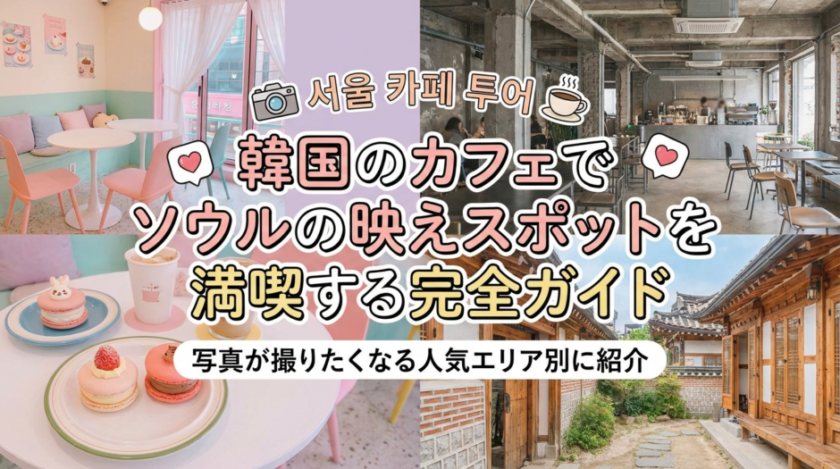 韓国のカフェでソウルの映えスポットを満喫する完全ガイド｜写真が撮りたくなる人気エリア別に紹介