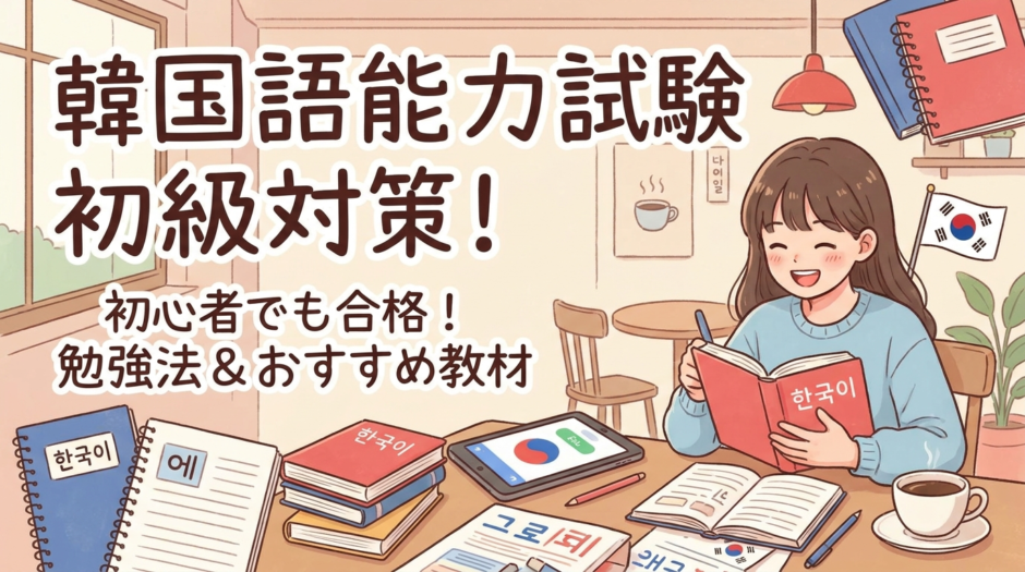 韓国語能力試験の初級対策とは？初心者でも合格を狙える勉強法とおすすめ教材