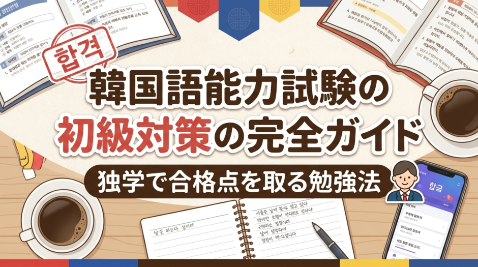 韓国語能力試験の初級対策の完全ガイド｜独学で合格点を取る勉強法