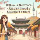 韓国への一人旅のモデルコース完全ガイド｜初心者でも安心のおすすめ日程