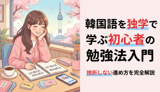韓国語を独学で学ぶ初心者の勉強法入門｜挫折しない進め方を完全解説